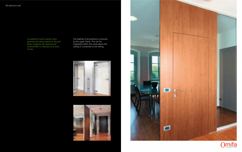 Pagina 24-Pereti modulari de compartimentare din sticla OMIFA DIAMOND WALL Catalog, brosura Engleza, Italiana 