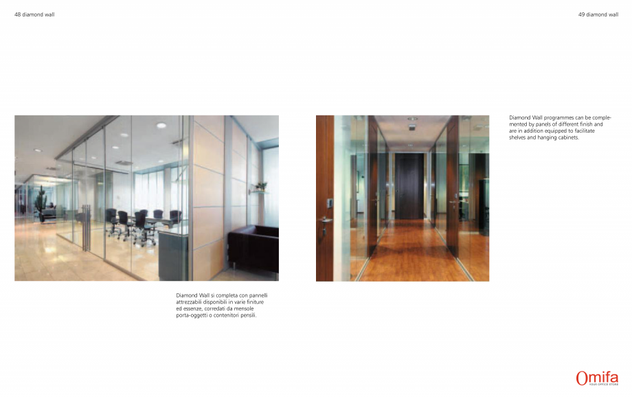 Pagina 25-Pereti modulari de compartimentare din sticla OMIFA DIAMOND WALL Catalog, brosura Engleza, Italiana 