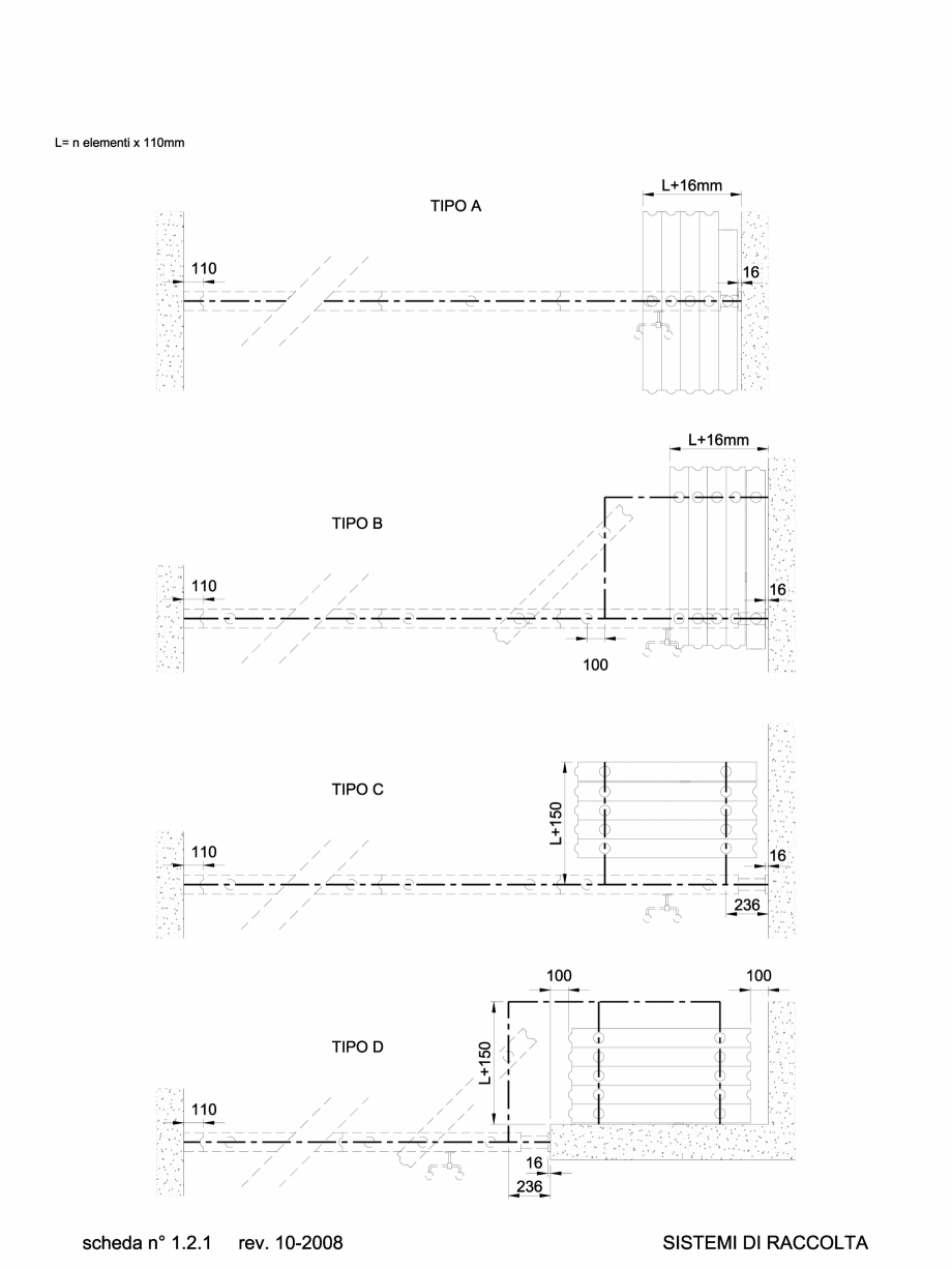 Pagina 1-CAD-DWG 1.1.1 Sistem de parcare partitii amovibile TIP A-B-C-D ANAUNIA Detaliu de produs PMI-Maxi 