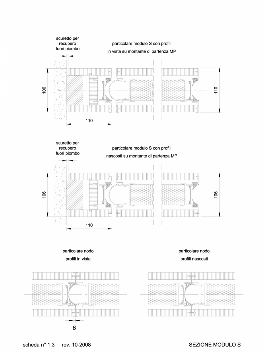 Pagina 1-CAD-DWG 2.3.1 Sectiune partitie S ANAUNIA Detaliu de produs PMI-Maxi 
