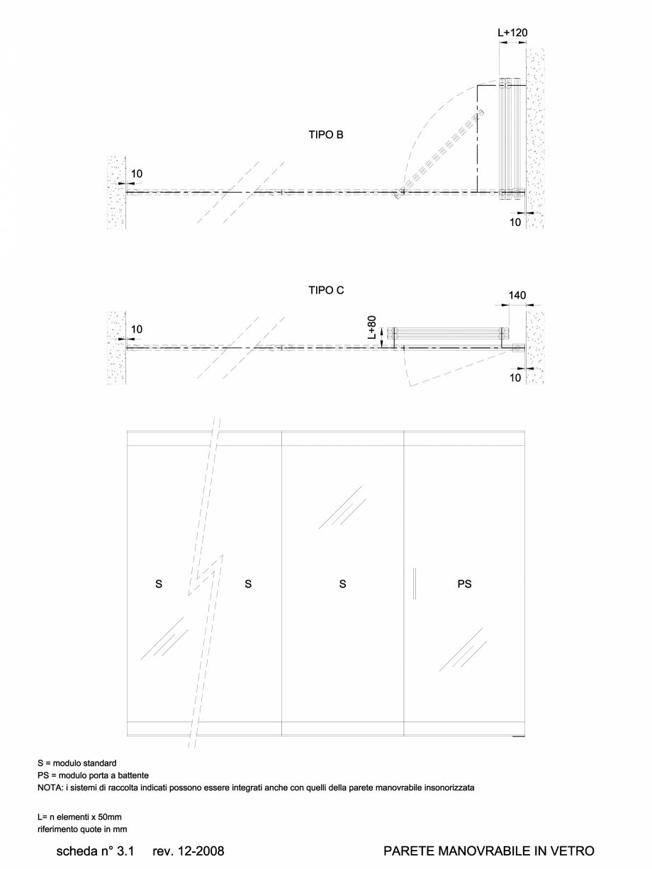 Pagina 1-CAD-DWG 6.1.1 Prezentare sistem pereti amovibili ANAUNIA Detaliu de produs PMC-Crystal 