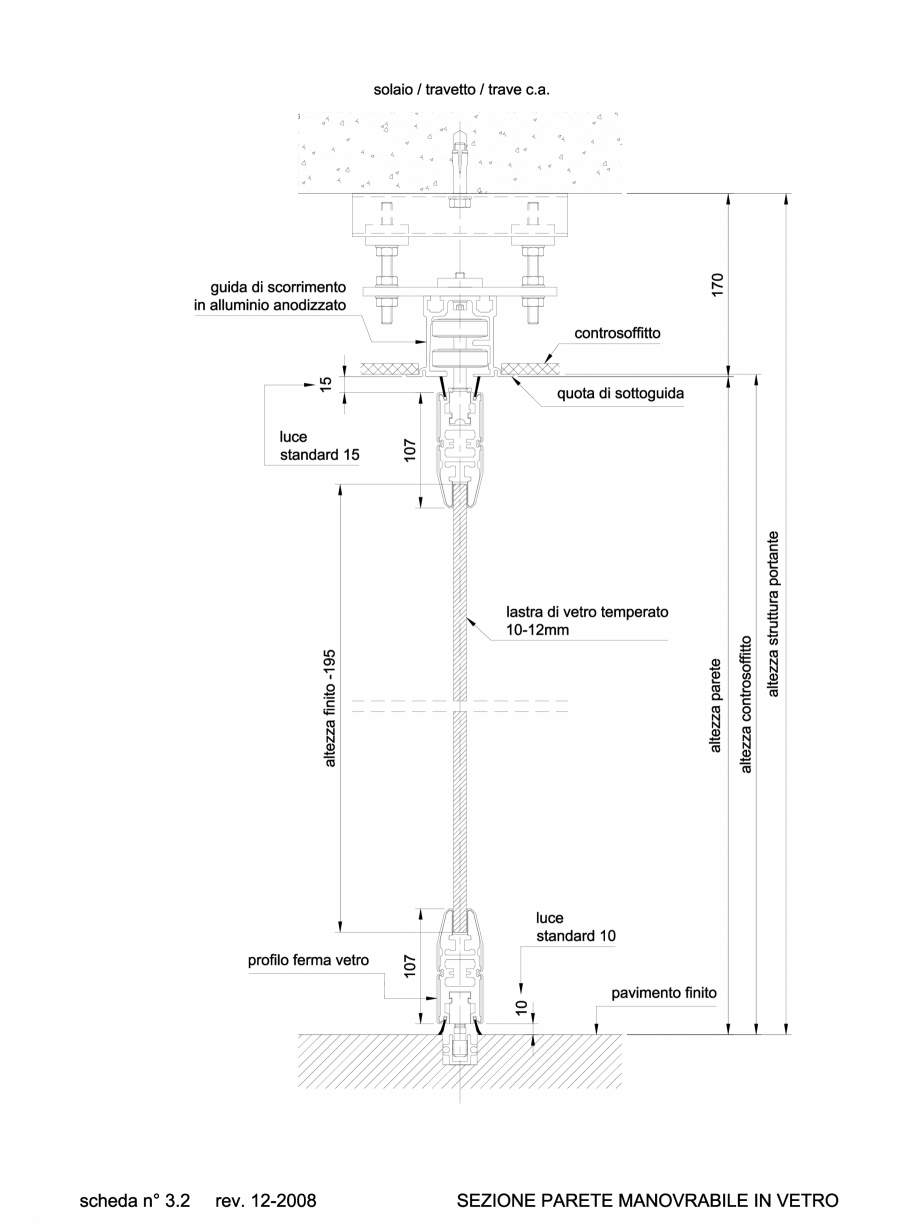 Pagina 1-CAD-DWG 6.2.1 Sectiuni si detalii tehnice pereti amovibili ANAUNIA Detaliu de produs PMC-Crystal 