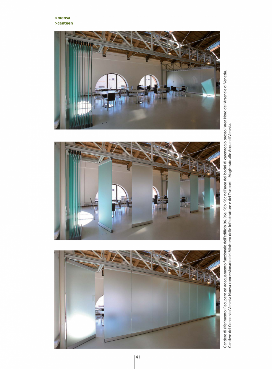 Pagina 2-Partitii amovibile ANAUNIA PMC-Crystal Catalog, brosura Italiana, Engleza cessionario del Ministero ...