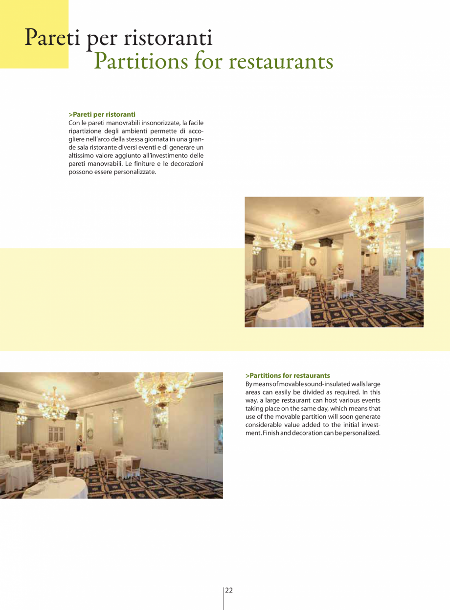 Pagina 7-Partitii amovibile ANAUNIA PMI-Maxi Catalog, brosura Engleza, Italiana t can create
extremely...