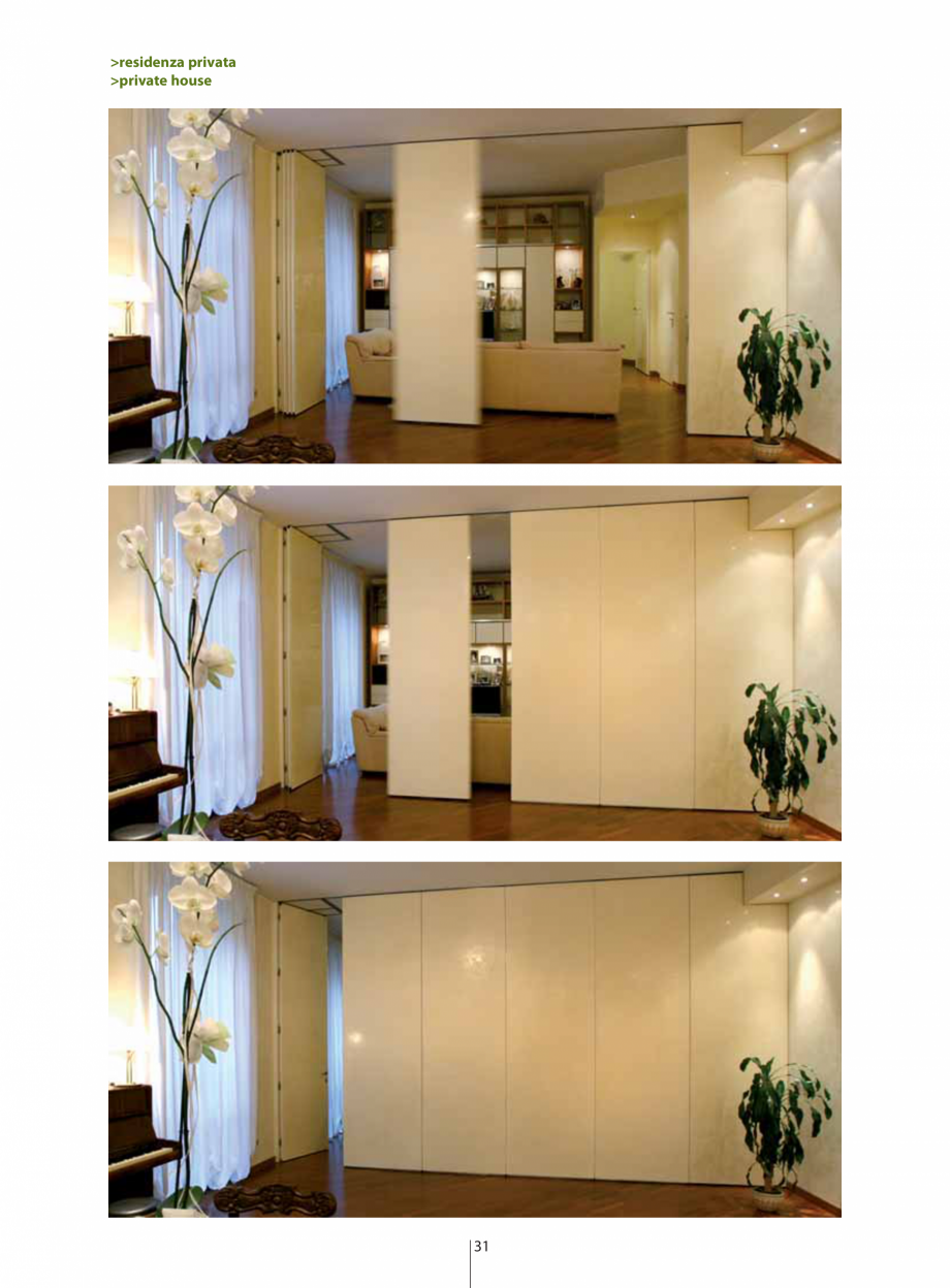 Pagina 2-Partitii amovibile ANAUNIA PMD-DESIGN Catalog, brosura Engleza, Italiana further
options to...