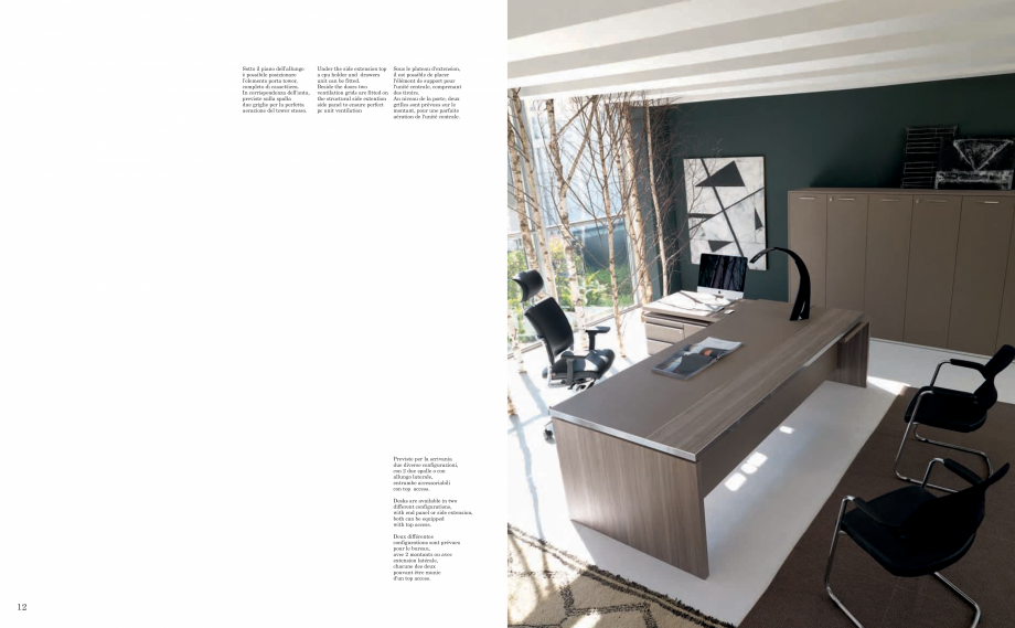 Pagina 7-Mobilier pentru birouri IVM Colectia ATHOS Catalog, brosura Engleza, Franceza, Italiana  finish....