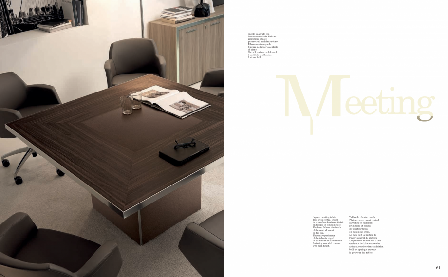 Pagina 31-Mobilier pentru birouri IVM Colectia ATHOS Catalog, brosura Engleza, Franceza, Italiana elemento...