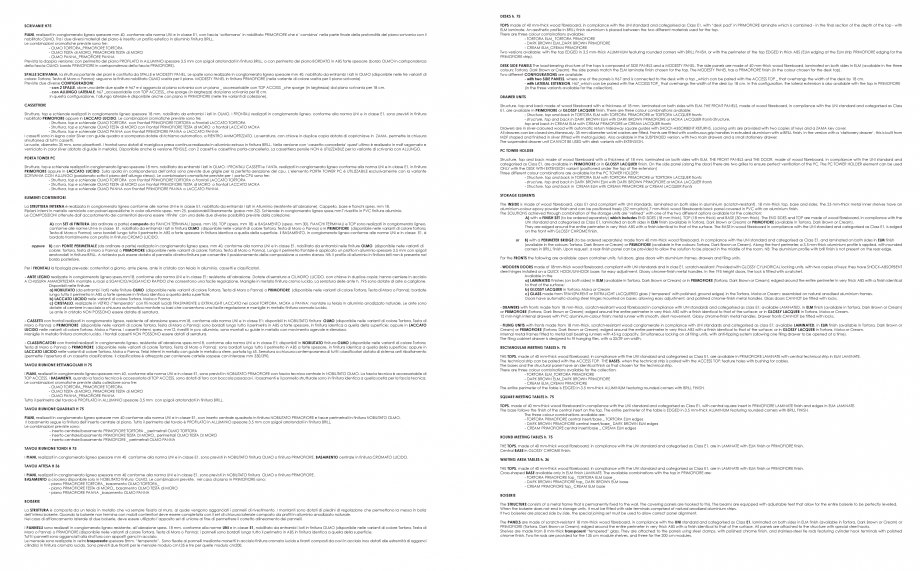 Pagina 34-Mobilier pentru birouri IVM Colectia ATHOS Catalog, brosura Engleza, Franceza, Italiana o dotate di ...