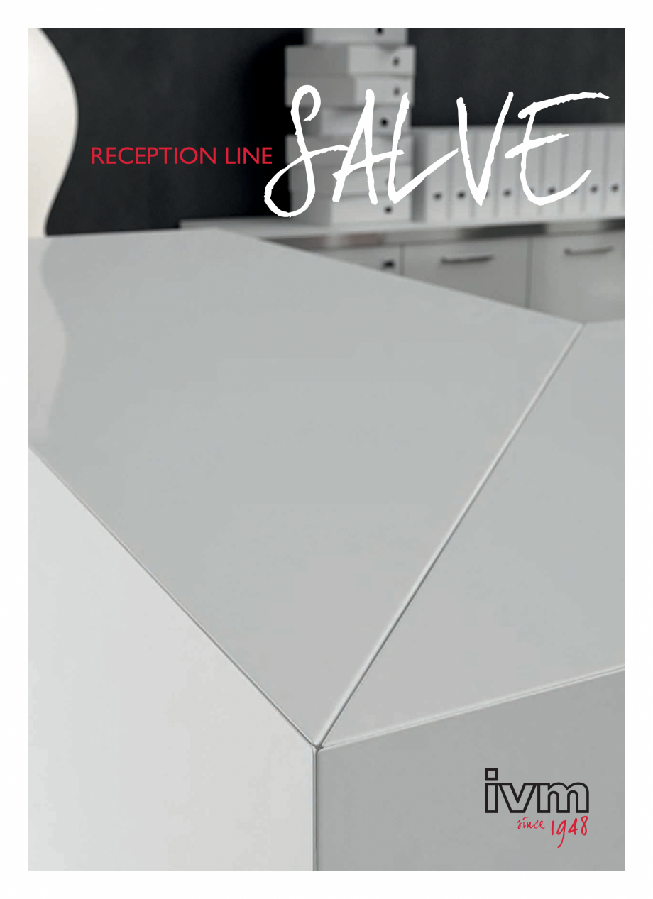 Pagina 1-Mobilier pentru receptii - SALVE IVM Colectia SALVE Catalog, brosura Engleza, Franceza, Italiana...