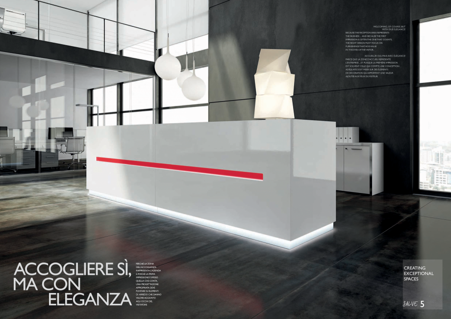 Pagina 3-Mobilier pentru receptii - SALVE IVM Colectia SALVE Catalog, brosura Engleza, Franceza, Italiana...