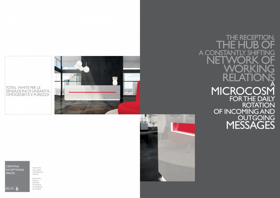 Pagina 4-Mobilier pentru receptii - SALVE IVM Colectia SALVE Catalog, brosura Engleza, Franceza, Italiana TRE...