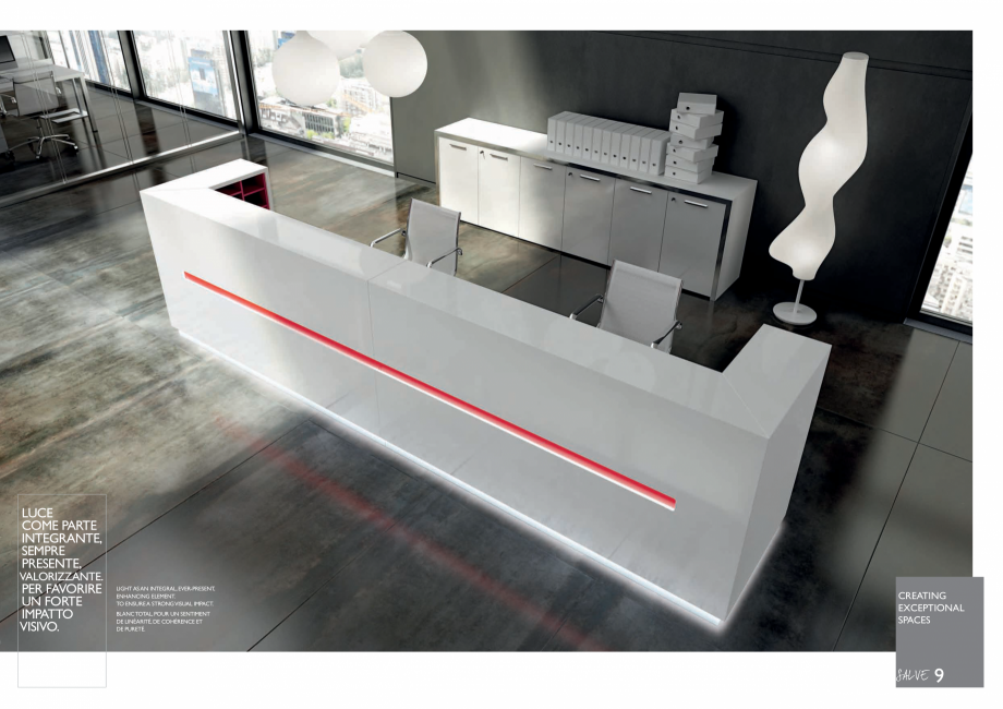 Pagina 5-Mobilier pentru receptii - SALVE IVM Colectia SALVE Catalog, brosura Engleza, Franceza, Italiana...