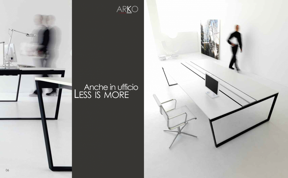 Pagina 5-Mobilier pentru birouri  IVM Colectia ARKO Catalog, brosura Engleza, Franceza, Italiana LUMINIO e...