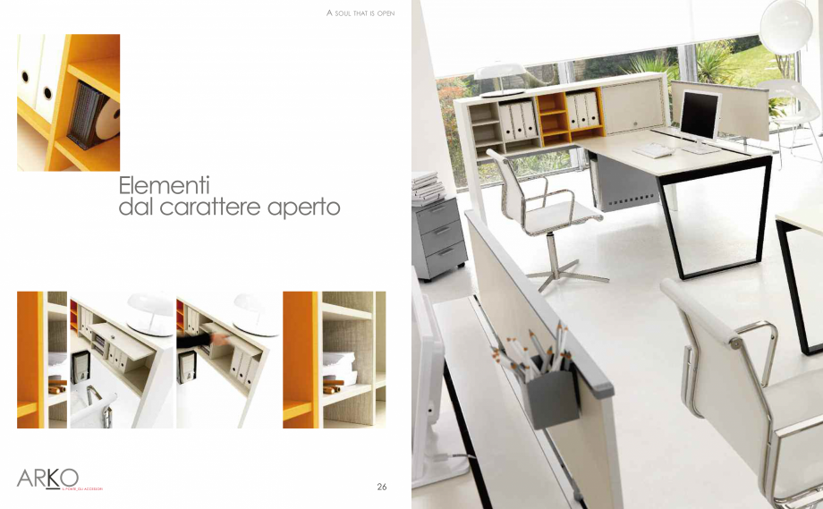 Pagina 15-Mobilier pentru birouri  IVM Colectia ARKO Catalog, brosura Engleza, Franceza, Italiana 

51

ARKO
...