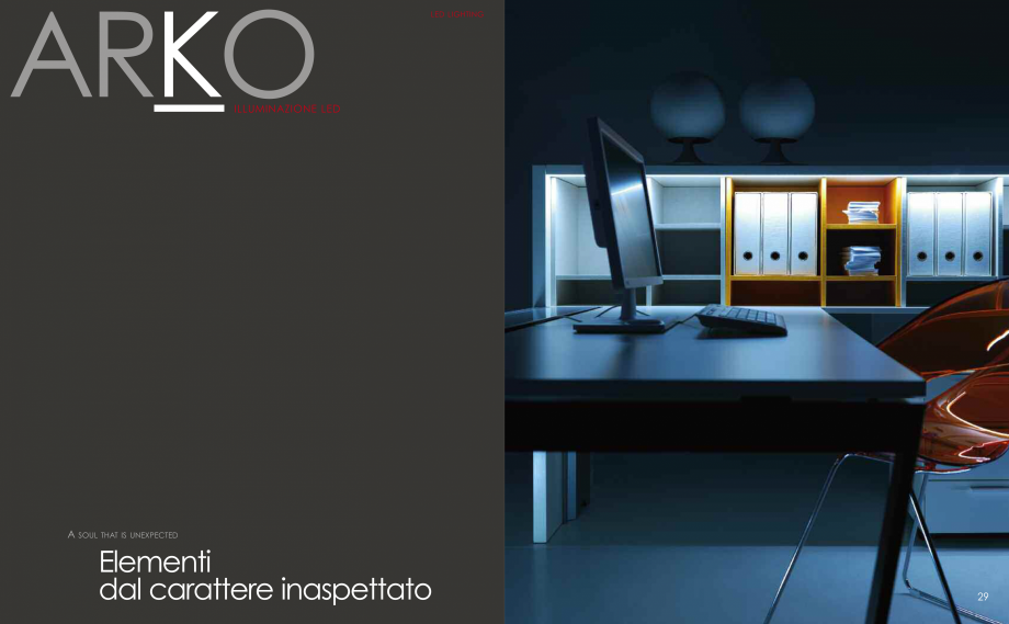 Pagina 16-Mobilier pentru birouri  IVM Colectia ARKO Catalog, brosura Engleza, Franceza, Italiana bar

The BN ...