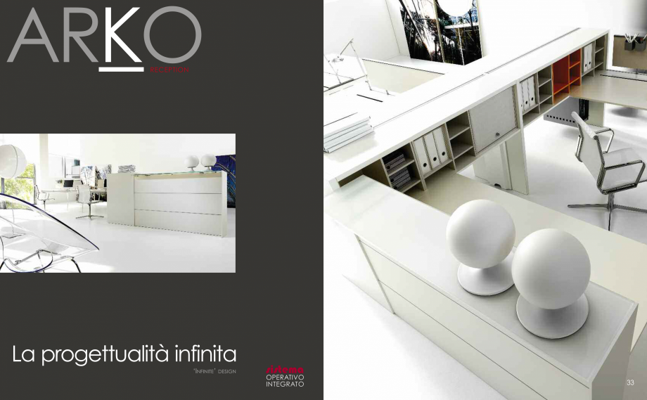 Pagina 18-Mobilier pentru birouri  IVM Colectia ARKO Catalog, brosura Engleza, Franceza, Italiana bientale
FSC...