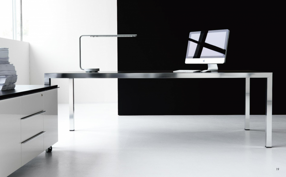 Pagina 11-Mobilier pentru birouri IVM Colectia FLY Catalog, brosura Engleza, Franceza, Italiana etallo. Le...