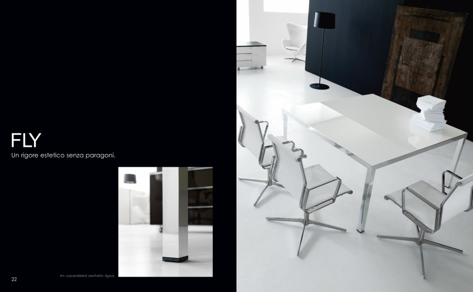 Pagina 13-Mobilier pentru birouri IVM Colectia FLY Catalog, brosura Engleza, Franceza, Italiana no bordati...