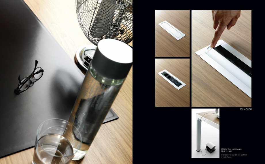 Pagina 23-Mobilier pentru birouri IVM Colectia FLY Catalog, brosura Engleza, Franceza, Italiana ANALETTO...