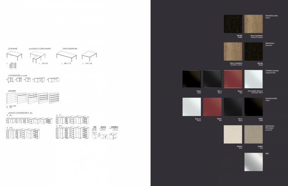 Pagina 24-Mobilier pentru birouri IVM Colectia FLY Catalog, brosura Engleza, Franceza, Italiana stors are 35...