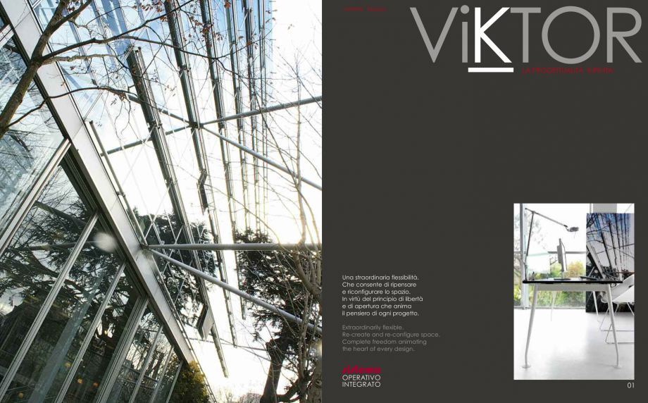 Pagina 2-Mobilier pentru birouri IVM Colectia VIKTOR Catalog, brosura Engleza, Italiana isponibile nei colori...