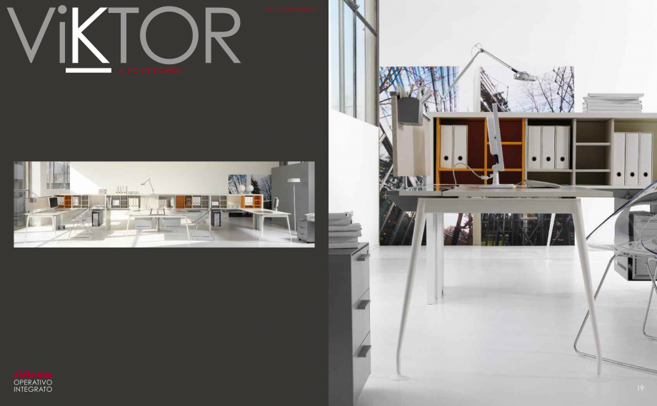 Pagina 11-Mobilier pentru birouri IVM Colectia VIKTOR Catalog, brosura Engleza, Italiana alle norme UNI e in...