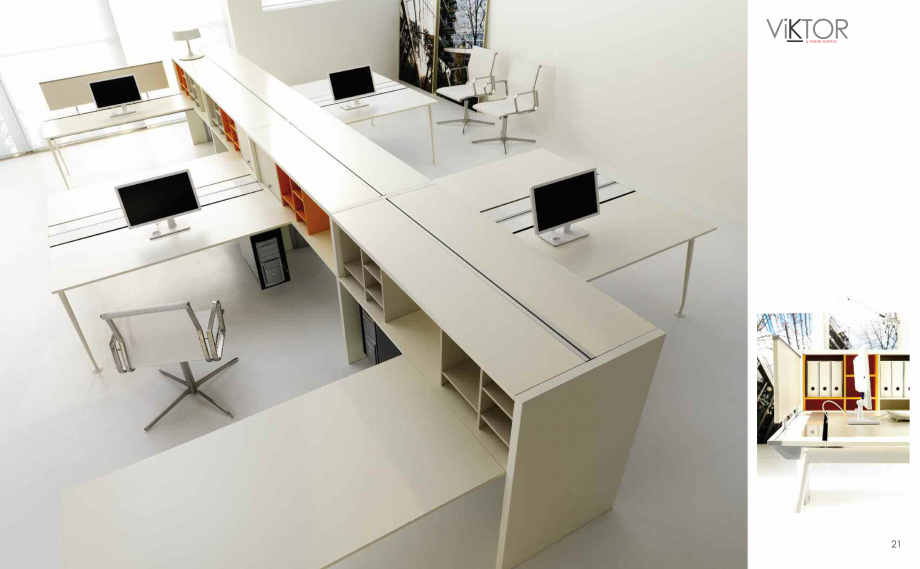 Pagina 12-Mobilier pentru birouri IVM Colectia VIKTOR Catalog, brosura Engleza, Italiana io)
Re-create and...