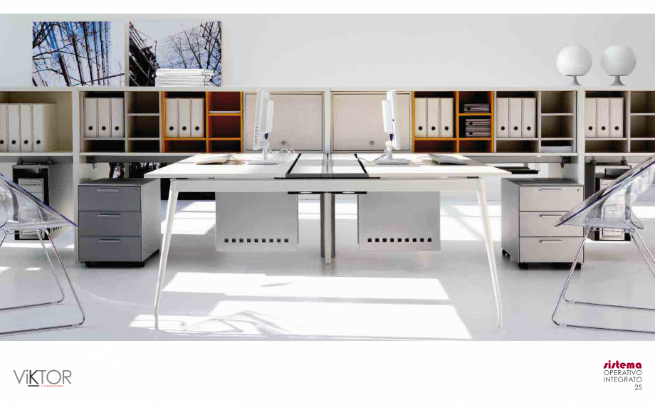Pagina 14-Mobilier pentru birouri IVM Colectia VIKTOR Catalog, brosura Engleza, Italiana ato lucido (i tiranti...
