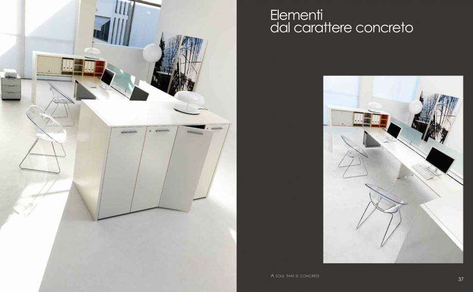 Pagina 20-Mobilier pentru birouri IVM Colectia VIKTOR Catalog, brosura Engleza, Italiana da entrambi i lati...