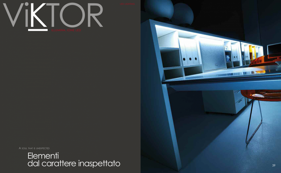 Pagina 21-Mobilier pentru birouri IVM Colectia VIKTOR Catalog, brosura Engleza, Italiana IALLACCIATO (solo per...