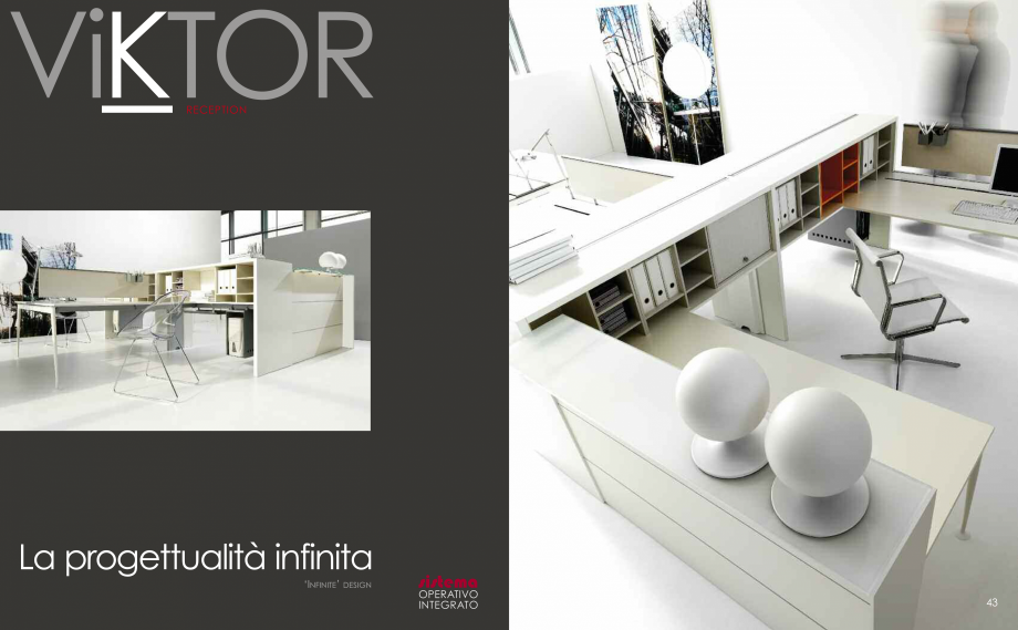 Pagina 23-Mobilier pentru birouri IVM Colectia VIKTOR Catalog, brosura Engleza, Italiana nto degli accessori...