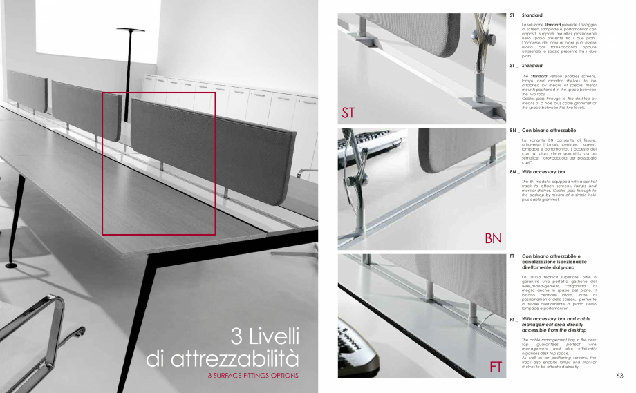 Pagina 33-Mobilier pentru birouri IVM Colectia VIKTOR Catalog, brosura Engleza, Italiana glomerato ligneo...