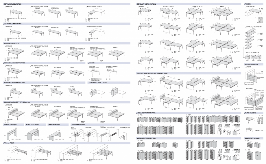 Pagina 35-Mobilier pentru birouri IVM Colectia VIKTOR Catalog, brosura Engleza, Italiana TO.

ANTE PIENE...