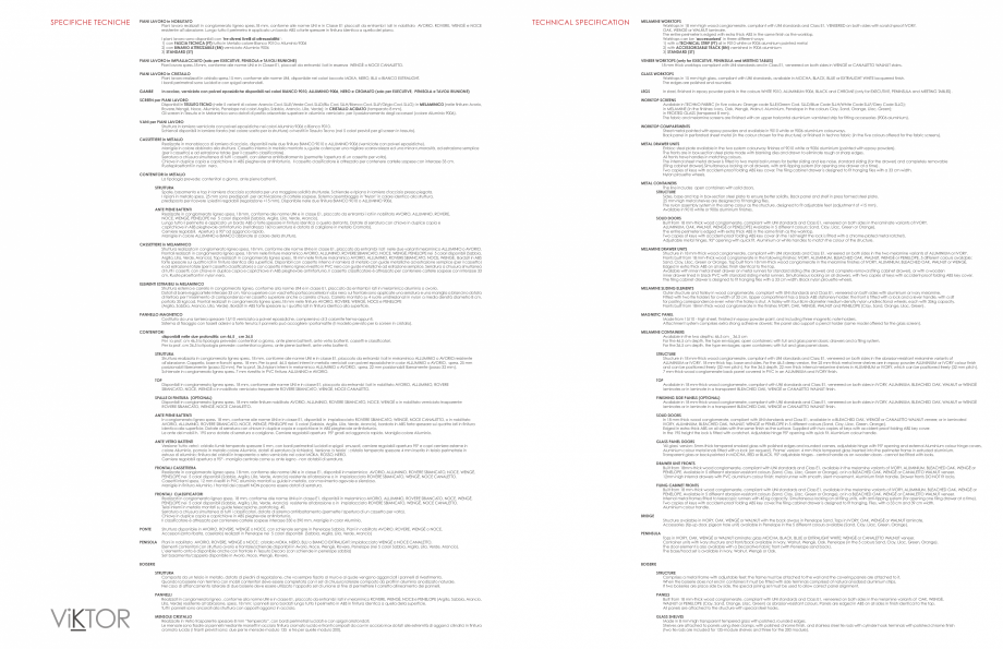 Pagina 37-Mobilier pentru birouri IVM Colectia VIKTOR Catalog, brosura Engleza, Italiana  telaio perimetrale...