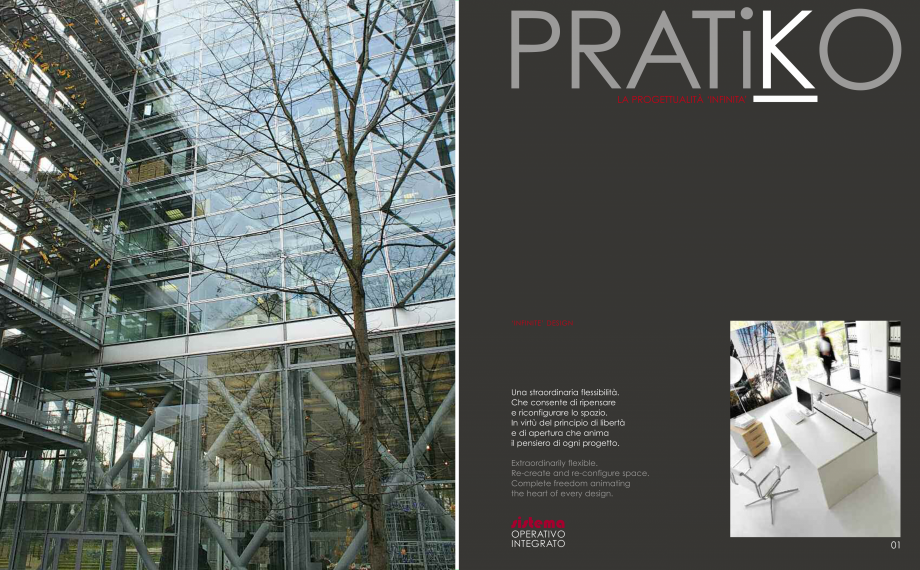 Pagina 2-Mobilier pentru birouri IVM Colectia PRATIKO Catalog, brosura Engleza, Italiana UL THAT IS CONCRETE
...