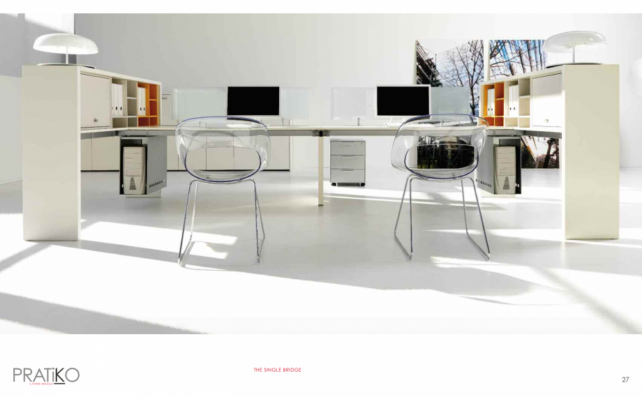 Pagina 15-Mobilier pentru birouri IVM Colectia PRATIKO Catalog, brosura Engleza, Italiana  compliant with UNI ...