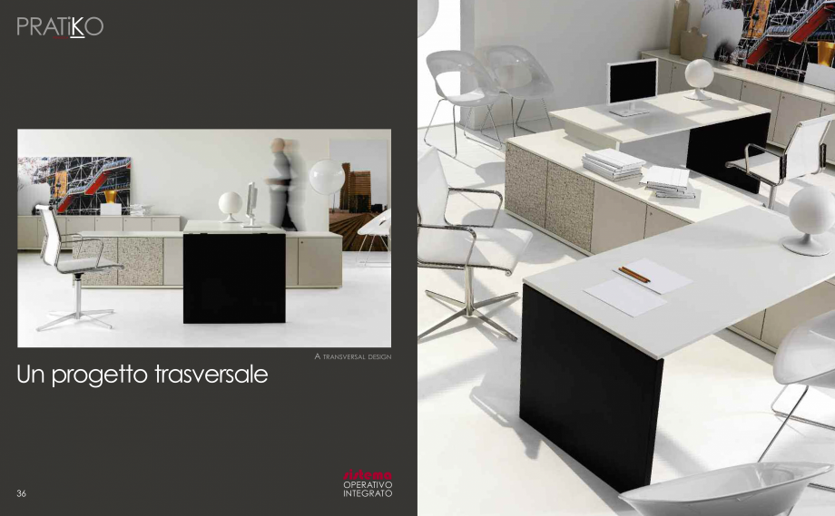 Pagina 20-Mobilier pentru birouri IVM Colectia PRATIKO Catalog, brosura Engleza, Italiana rsione 'tutto...