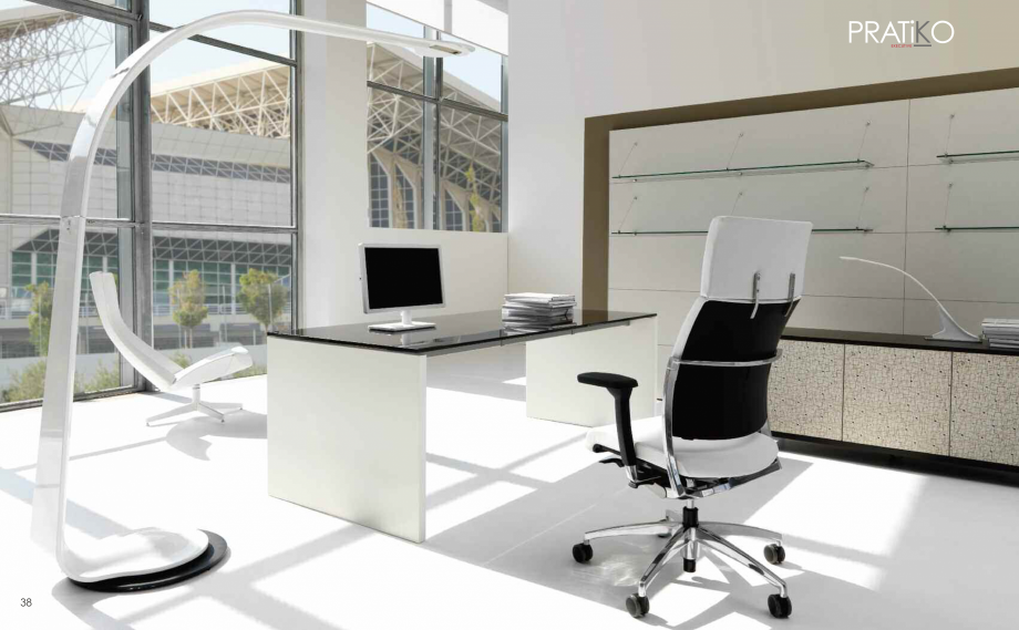 Pagina 21-Mobilier pentru birouri IVM Colectia PRATIKO Catalog, brosura Engleza, Italiana s - central handle...