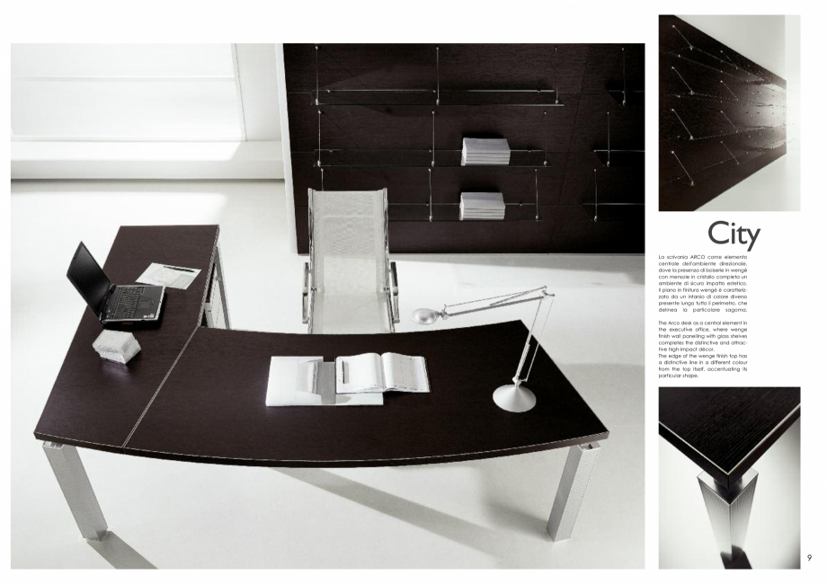 Pagina 5-Mobilier pentru birouri IVM Colectia CITY Catalog, brosura Engleza, Italiana Wengè

Millerighe...