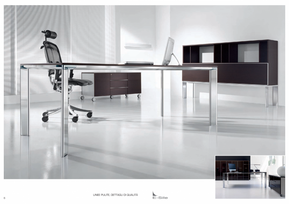 Pagina 4-Mobilier pentru birouri IVM Colectia E-SILE Catalog, brosura Engleza, Italiana a

Impiallacciato
...