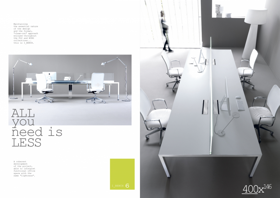 Pagina 4-Mobilier pentru birouri IVM Colectia I_BENCH Catalog, brosura Engleza, Italiana engé

Cristallo...