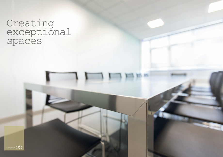 Pagina 11-Mobilier pentru birouri IVM Colectia I_BENCH Catalog, brosura Engleza, Italiana 