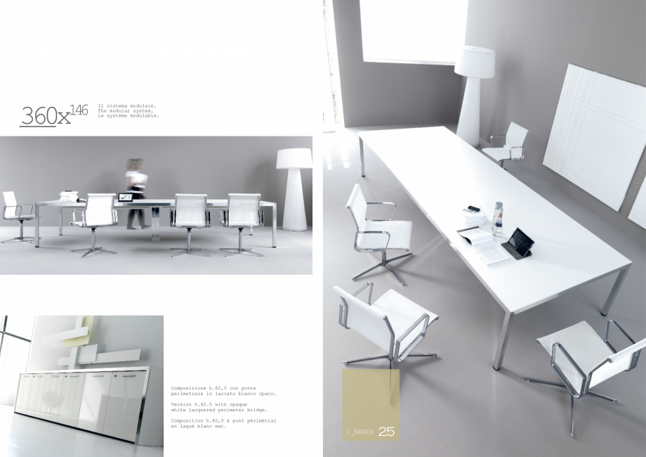 Pagina 13-Mobilier pentru birouri IVM Colectia I_BENCH Catalog, brosura Engleza, Italiana 