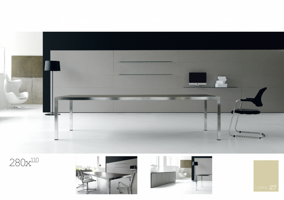 Pagina 14-Mobilier pentru birouri IVM Colectia I_BENCH Catalog, brosura Engleza, Italiana 