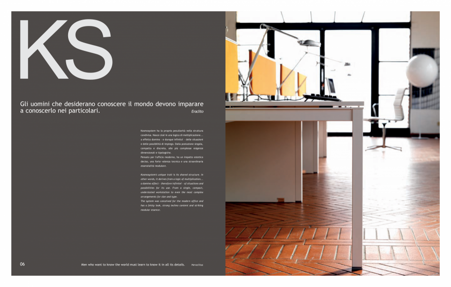 Pagina 5-Mobilier pentru birouri IVM Colectia KOSMOS Catalog, brosura Engleza, Italiana e most
wide-ranging...