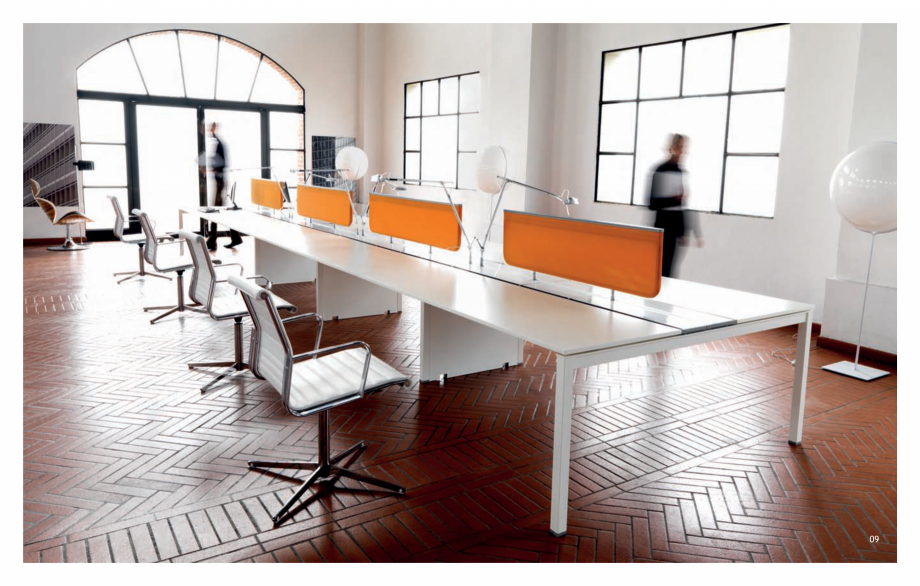 Pagina 6-Mobilier pentru birouri IVM Colectia KOSMOS Catalog, brosura Engleza, Italiana nei particolari....