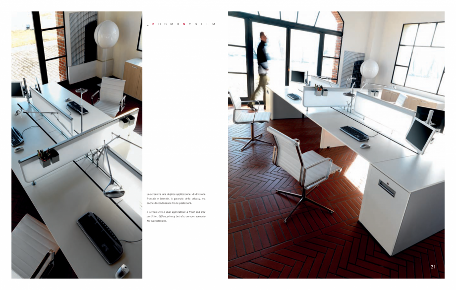 Pagina 12 - Mobilier pentru birouri IVM Colectia KOSMOS Catalog, brosura Engleza, Italiana  sharing
...