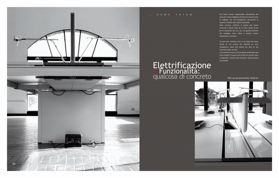 Pagina 14-Mobilier pentru birouri IVM Colectia KOSMOS Catalog, brosura Engleza, Italiana chi dettagli per
fare...