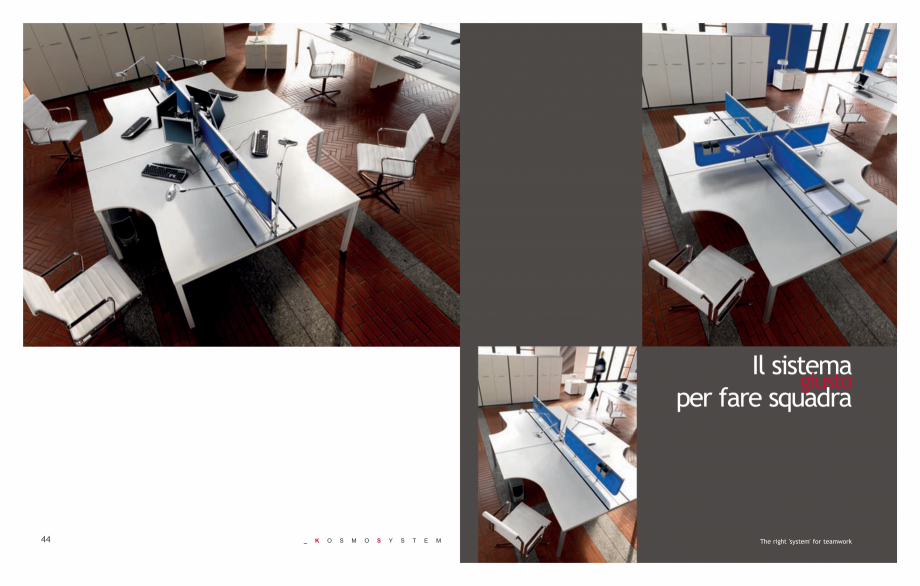 Pagina 24-Mobilier pentru birouri IVM Colectia KOSMOS Catalog, brosura Engleza, Italiana  for perfect...
