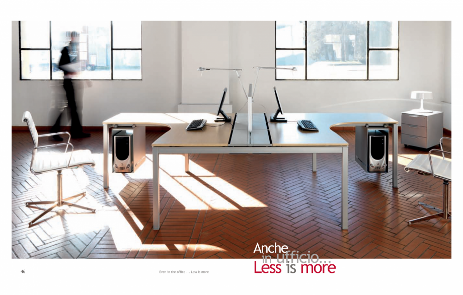 Pagina 25-Mobilier pentru birouri IVM Colectia KOSMOS Catalog, brosura Engleza, Italiana 

WORKTOP SCREENS...